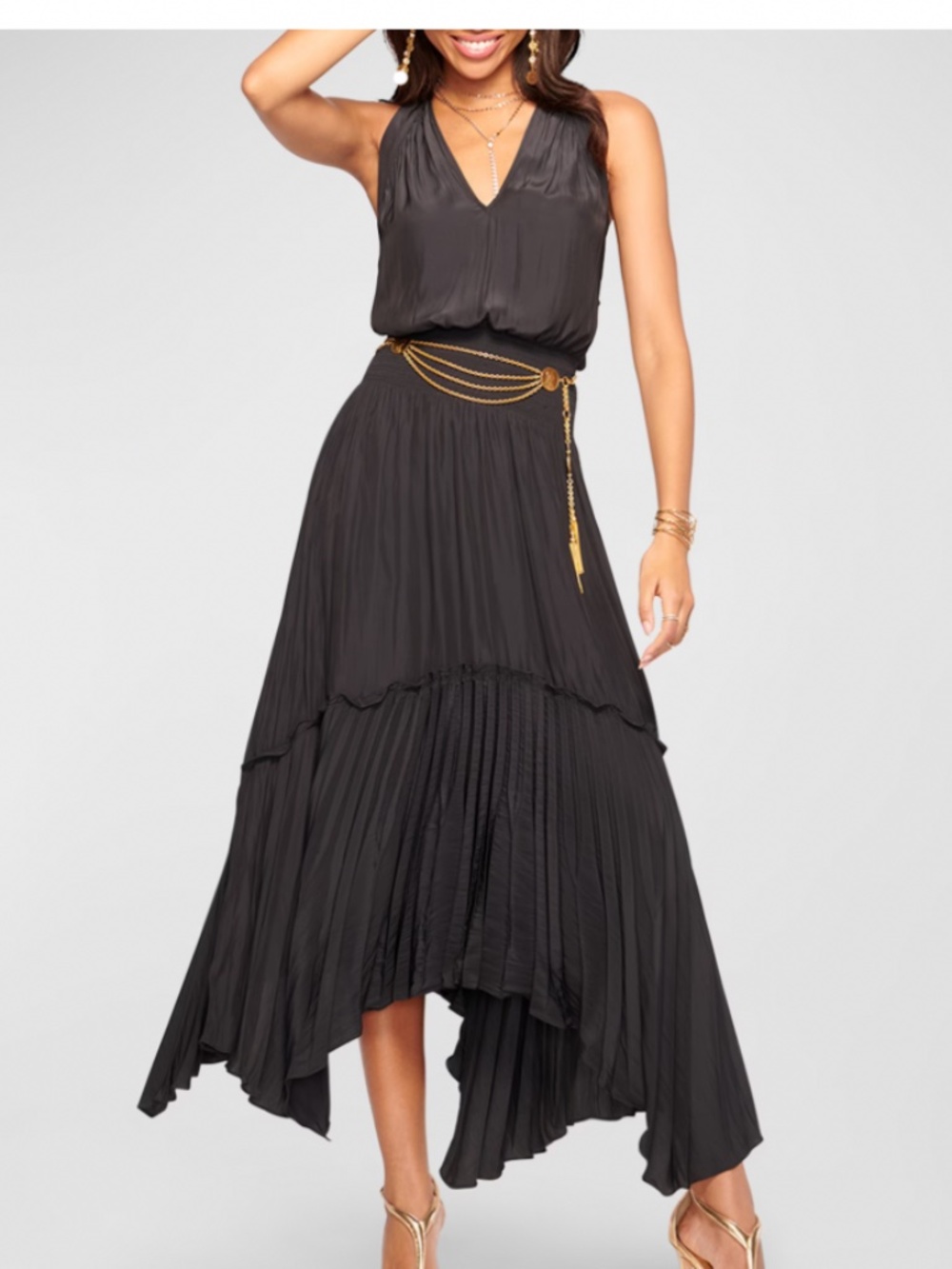 Versatile Midi Black Dress- NWT